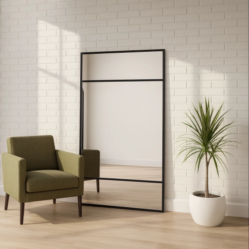 Lustro loft ze szprosami - ALFRED - kolor ramy do wyboru